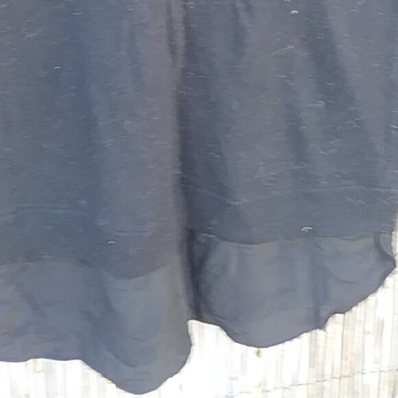 Club Monaco Black Knit Sweater Dress / Tunic with Peekaboo Back - Women's - XS - Picture 11 of 12